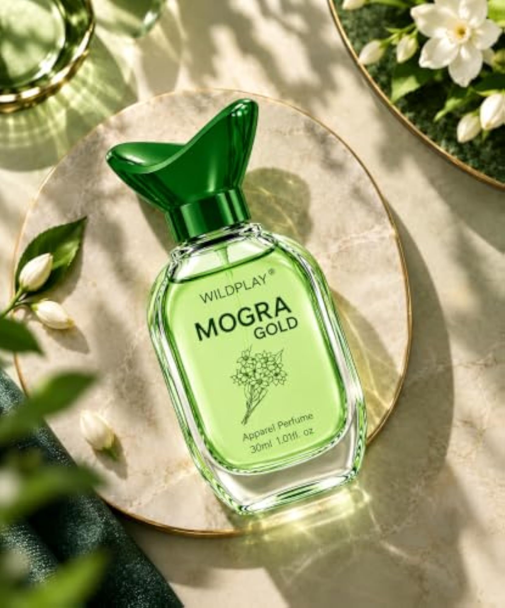 Mogra Gold Perfume 30ml, Premium Floral Jasmine