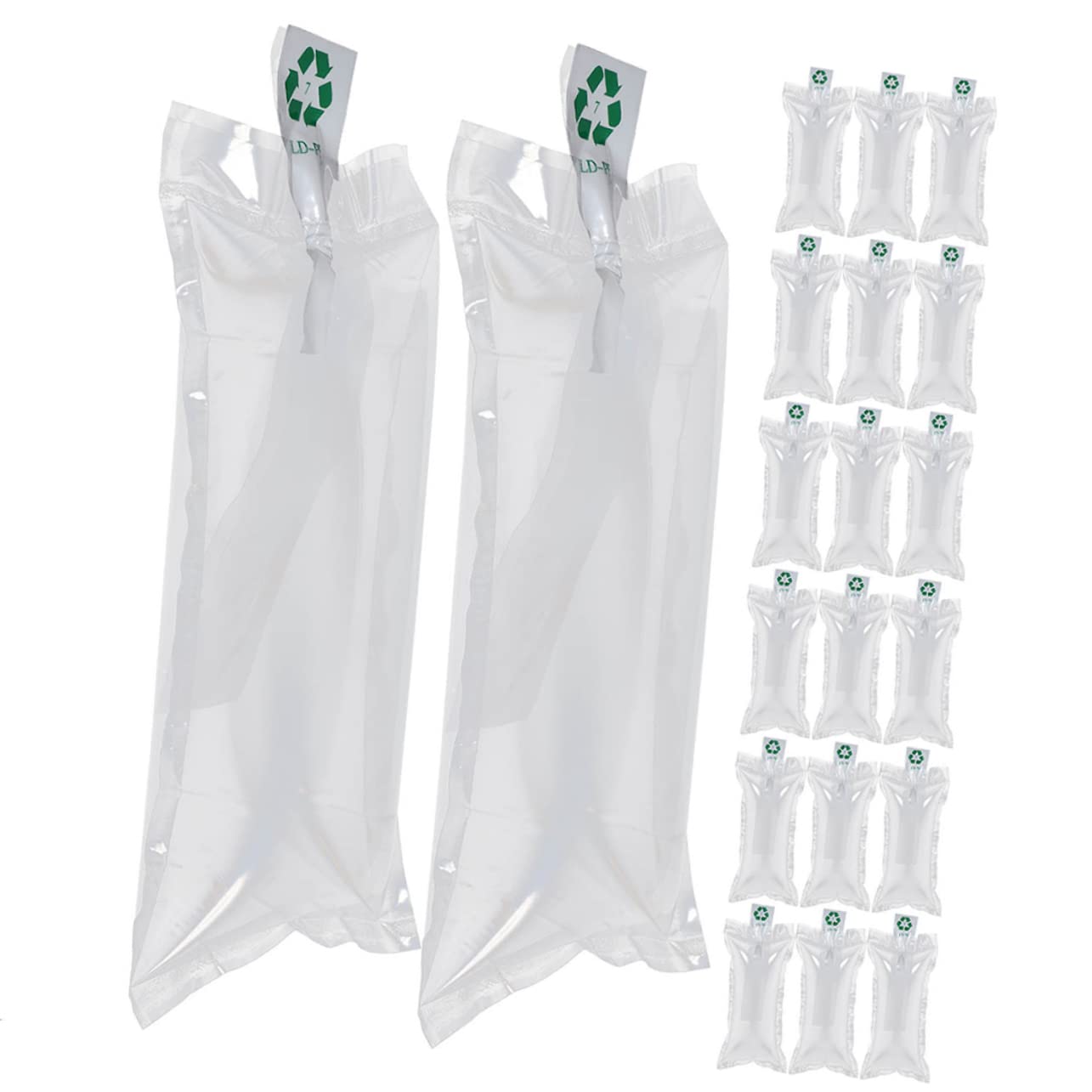 LALAFINA 100pcs Air Pillows for Packaging Waterproof Wear-resistant Anti-collision for 10x20 Size 100pcs/kit