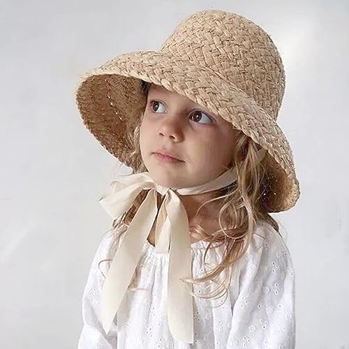 Women Floppy Sun Hats with Ribbon Fashionable Summer Wide Brim Cap Beach Woven 𝐒traw Hat Travel Packable Cotton2