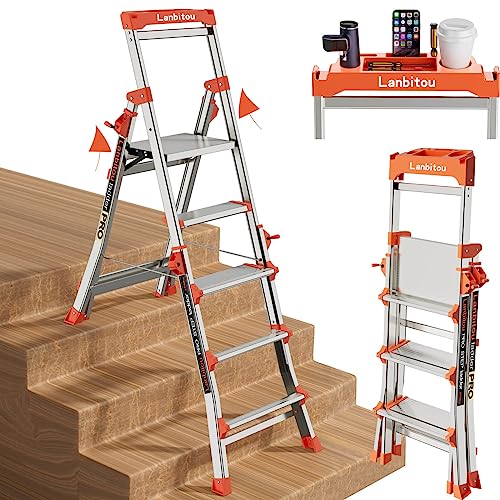 LANBITOU Ladder, 5 Step Ladder LANBITOU Ladder, 5 Step Ladder