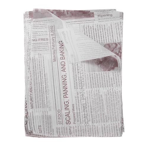 Quarkzman - Papel encerado cuadrado (200 unidades, 5,91 x 7,87 pulgadas, estilo antiguo, diario, papel de embalaje alimentario para sándwich, papel de hornear, forros de pan, blanco