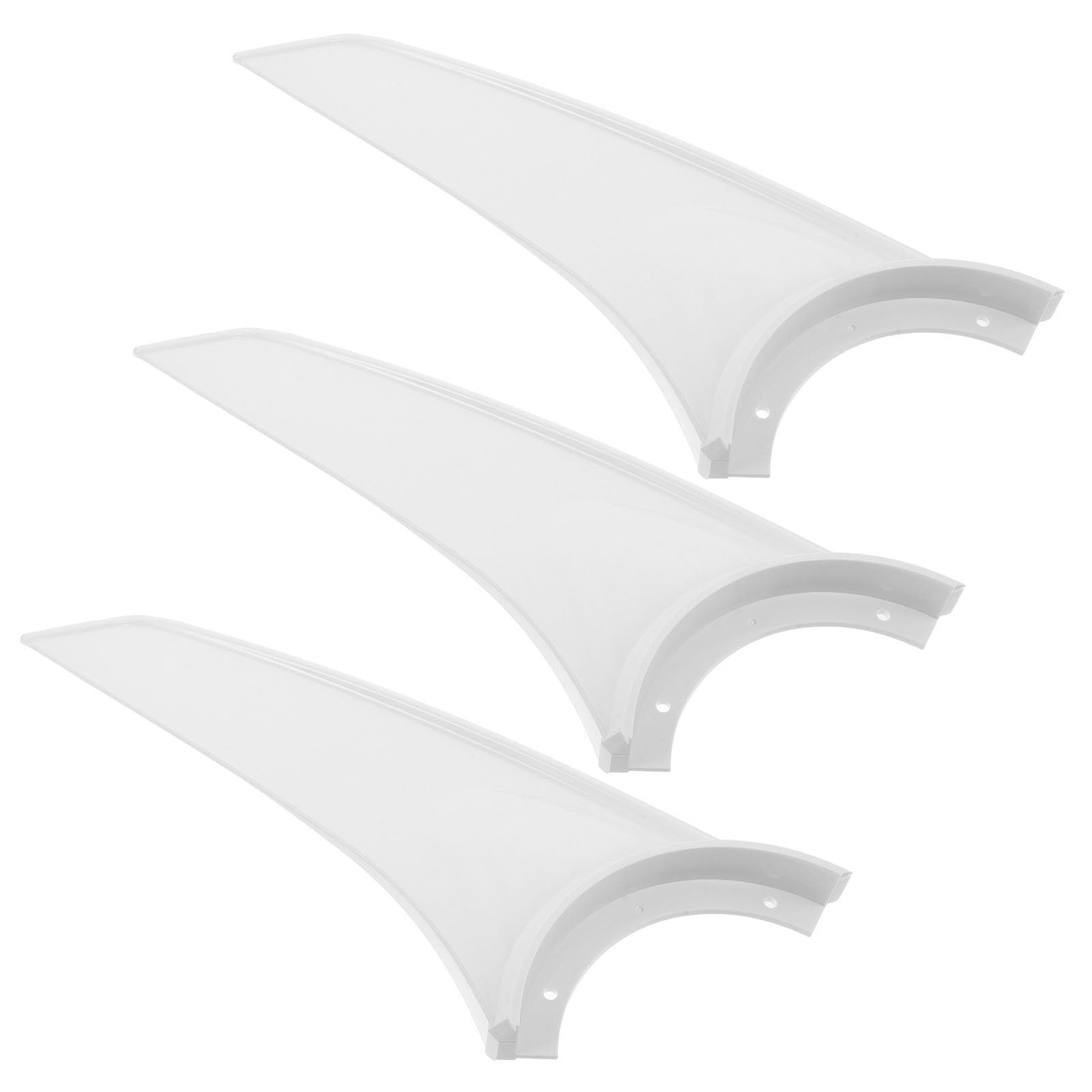 Kichvoe 3 Pezzi Pale di Ricambio per Ventilatore da Soffitto in Plastica