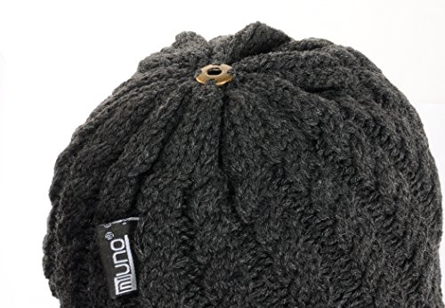 Miuno® Berretto con pompon in pelliccia sintetica con fodera in orsacchiotto MJ173 - Image 4