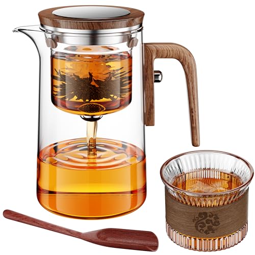 Enchanti One-Touch Glass Teapot