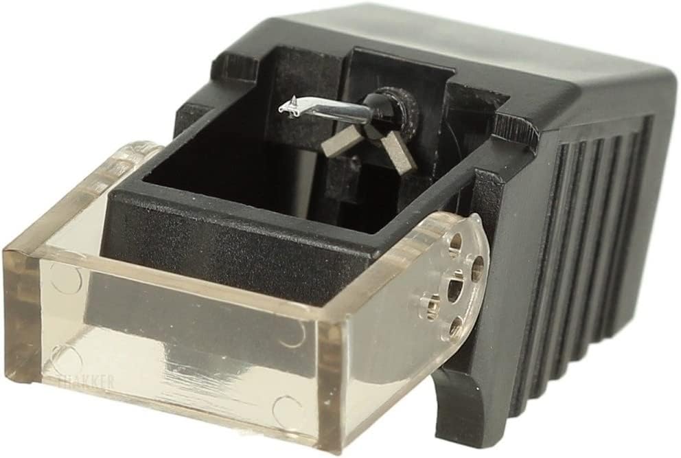 Aguja de zafiro diamante punta de lectura para tocadiscos Akai AP-100, AP-100C, AP-103C, AP-206C, AP-300C, PC 100, RS 100, Hitachi DS ST103, Kenwood N 45, Piezo AN 308, YM 308