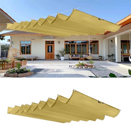 Voile d'ombrage rétractable 180x880 contre la chaleur du patio - 2