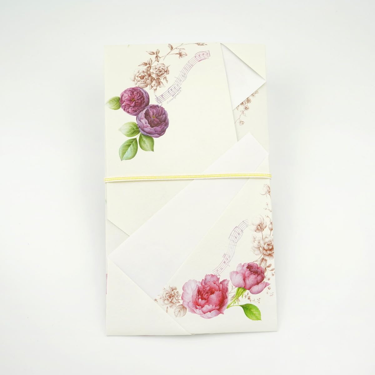 Frontia Shugi-Bukuro Japanischer traditioneller Geldumschlag für Hochzeit Washi Blume Kristall Mizuhiki handgefertigt Japan Import