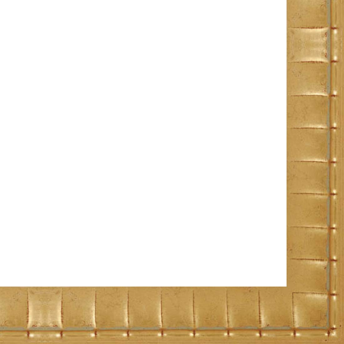 Picture Frame Moulding (Wood) 100ft Bundle - Contemporary Gold Finish - 2.25