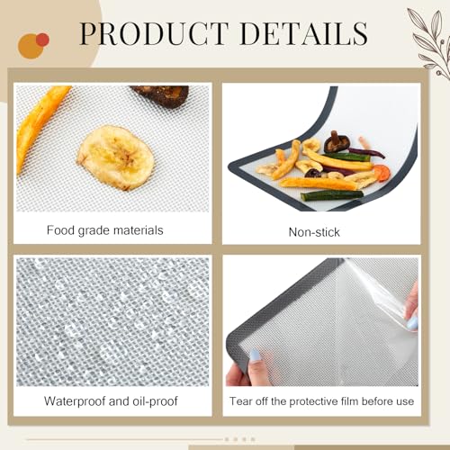 Image of 4 Pcs Silicone Baking Mats Bulk Compatible with Harvest Right Freeze Dryer