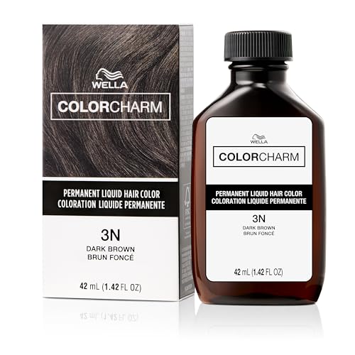 Image of WELLA Color Charm Permanent Liquid Hair Color for Gray Coverage, Brown