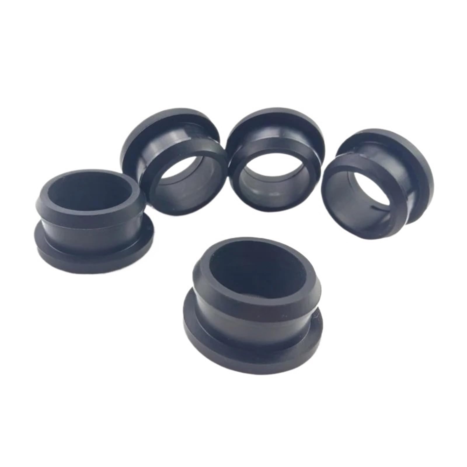 10-Pack Silicone Rubber Snap Grommets – Hole Plugs For Wires & Cables (4.5mm To 30mm)