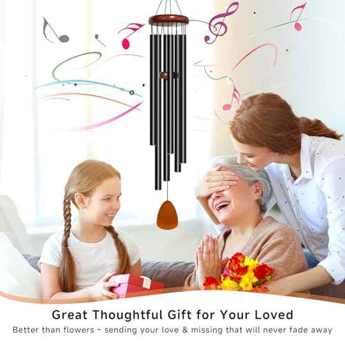 image for Bursvik Wind Chimes for Outside Deep Tone, 50 inch Large Wind Chimes, 