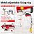 Electric Hoist 2 in 1,880lbs Electric Hoist Winch with 98ft Wireless Control&Wired Remote Control,110v Electric Hoist 59ft/29.5ft Lifting Height for Garage Warehouse Factory,Single/Double Slings