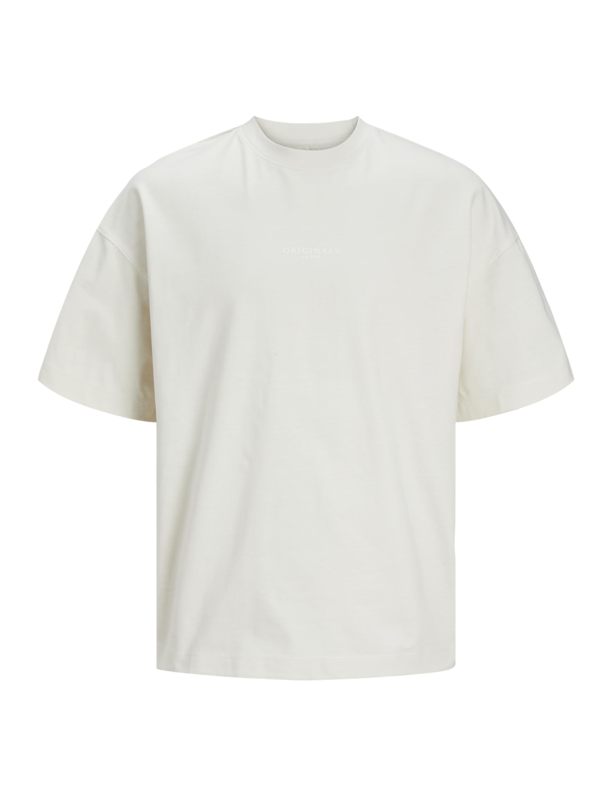 Jack & Jones Men's Buttercream Jorsantorini Tee Ss Crew Neck, S