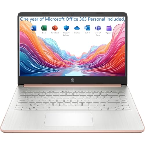 HP Laptop Computer, 14' Touchscreen with 1-Year Office...
