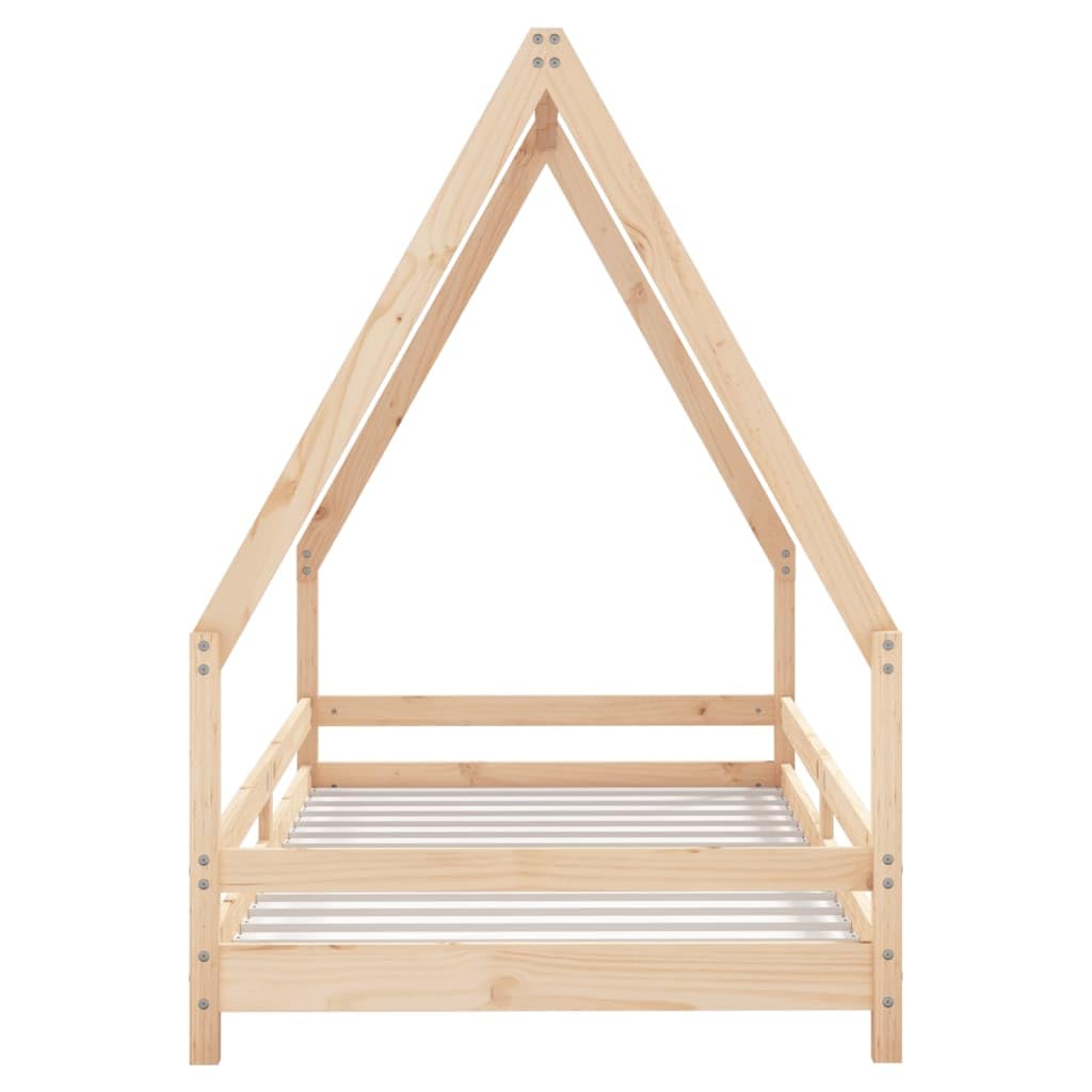 Rantry Holz Kinderbett Hausform mit Lattenrost, für Kinder ab 4 Jahren, 90x190 cm - Massives Kiefernholz Model834492