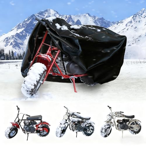 Chikia Mini Bike Cover Outdoor,Minibike Cover Waterproof,Compatible with Coleman CT200U CT200U-EX BT200X RT200 B200R B200RSV Massimo Baja Trail Master Accessories,Protection,Dustproof