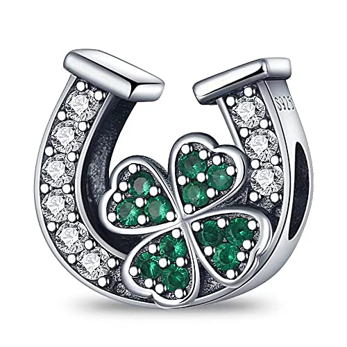 LONGLUCK Charm argento 925, bead charm da donna per le donne Bracciale & Collana, gioielli fai da te per le ragazze.