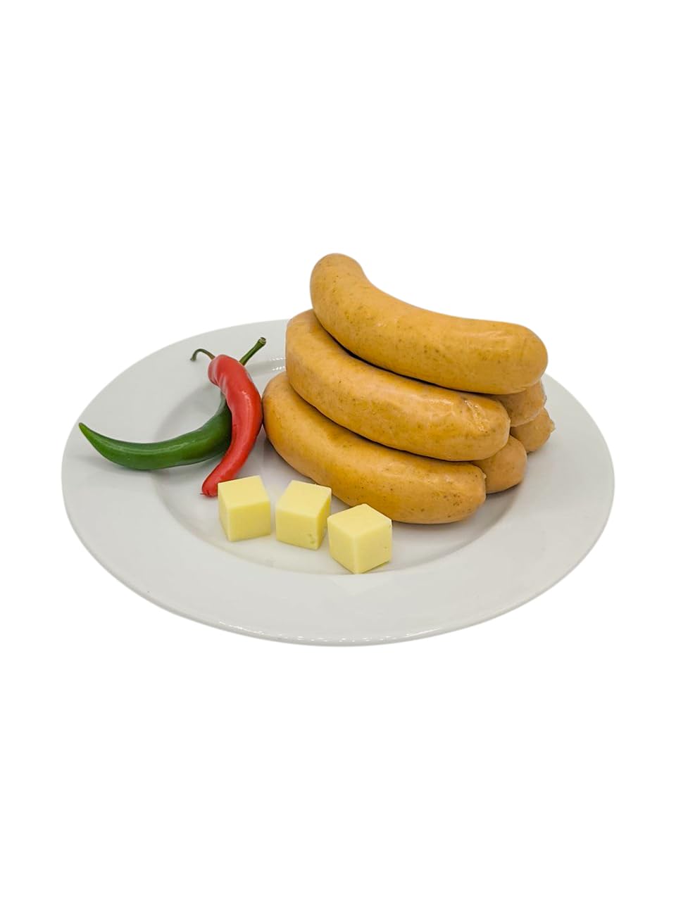 Meisters Grill-Lieblinge | 5 Sorten Bratwürste mit Chili, Mozzarella, Feta, Edamer, Bärlauch & Schinken gefüllt | Grillpaket Bratwurst mit BBQ Würstchen im Probierpaket