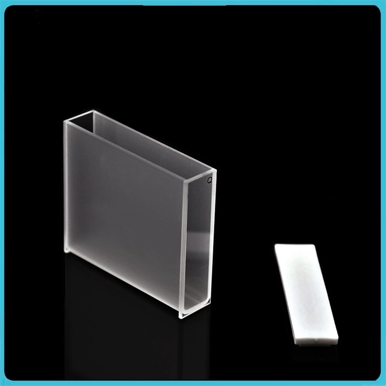 Laboratorio de óptica científica, Celda de Absorción de Cubeta de Cuarzo de 50 mm for Medición de Luz Reflejada Resistente a Altas Temperaturas 600