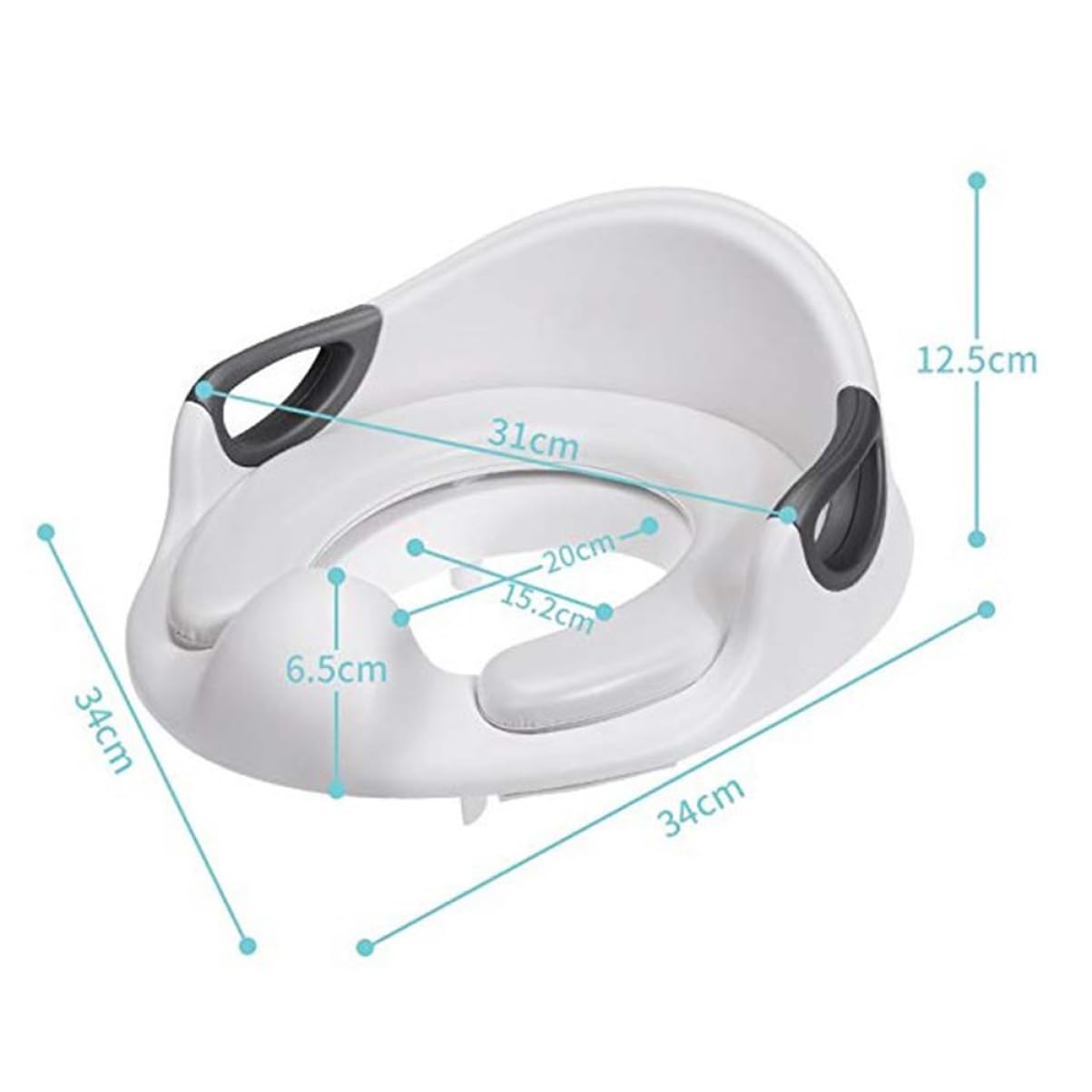 Abaodam Asiento De Entrenamiento Para Inodoro Infantil Extra Grande Adecuado Años Asiento De Baño Para Fácil De Instalar y Usar El Baño Familiar