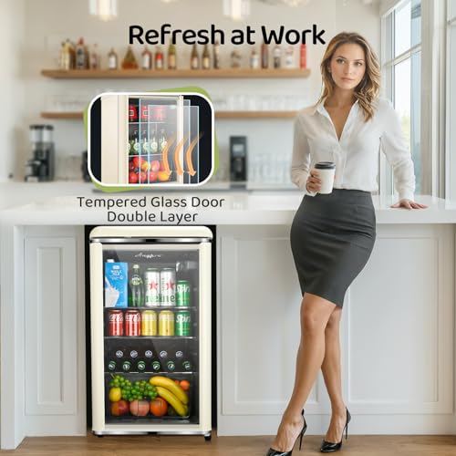 Anypro FLB-80G Retro Beverage Refrigerator Cooler thumb #5