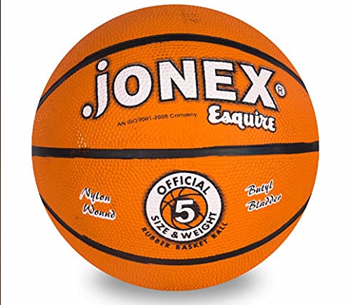 JJ Esquire No.5 Basketball Size 5 (Orange)