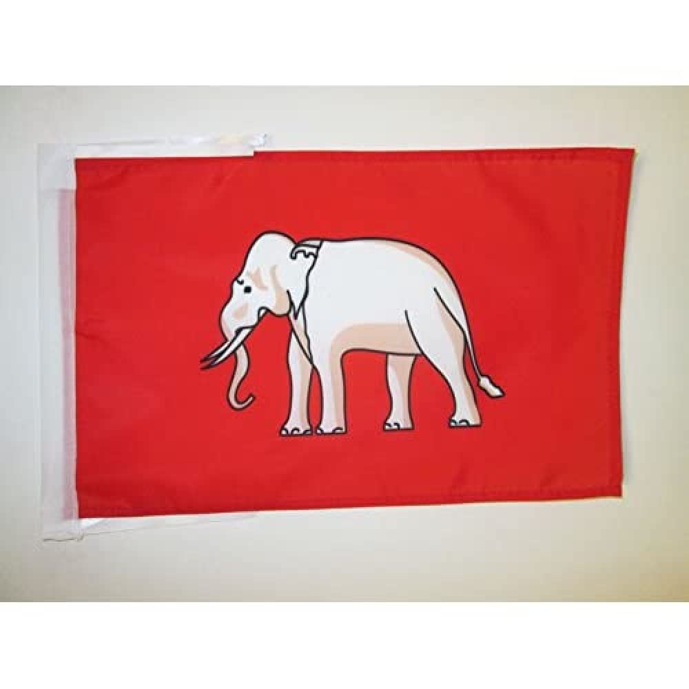 Iran Old Persia Flag 18'' x 12'' cords - Persian SMALL flags 30 x 45cm - Banner 18x12 in - AZ FLAG — view 1115