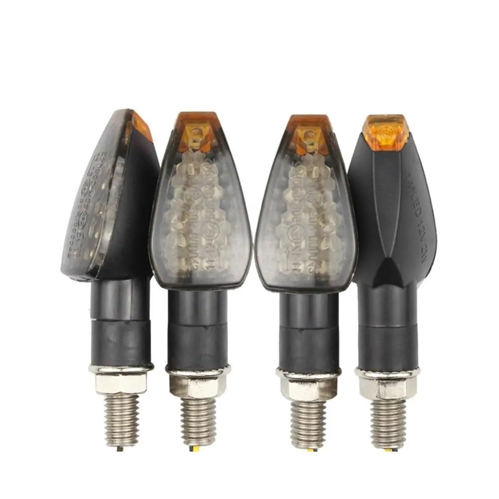 Clignotants de moto à LED 12V indicateurs de direction orange universels