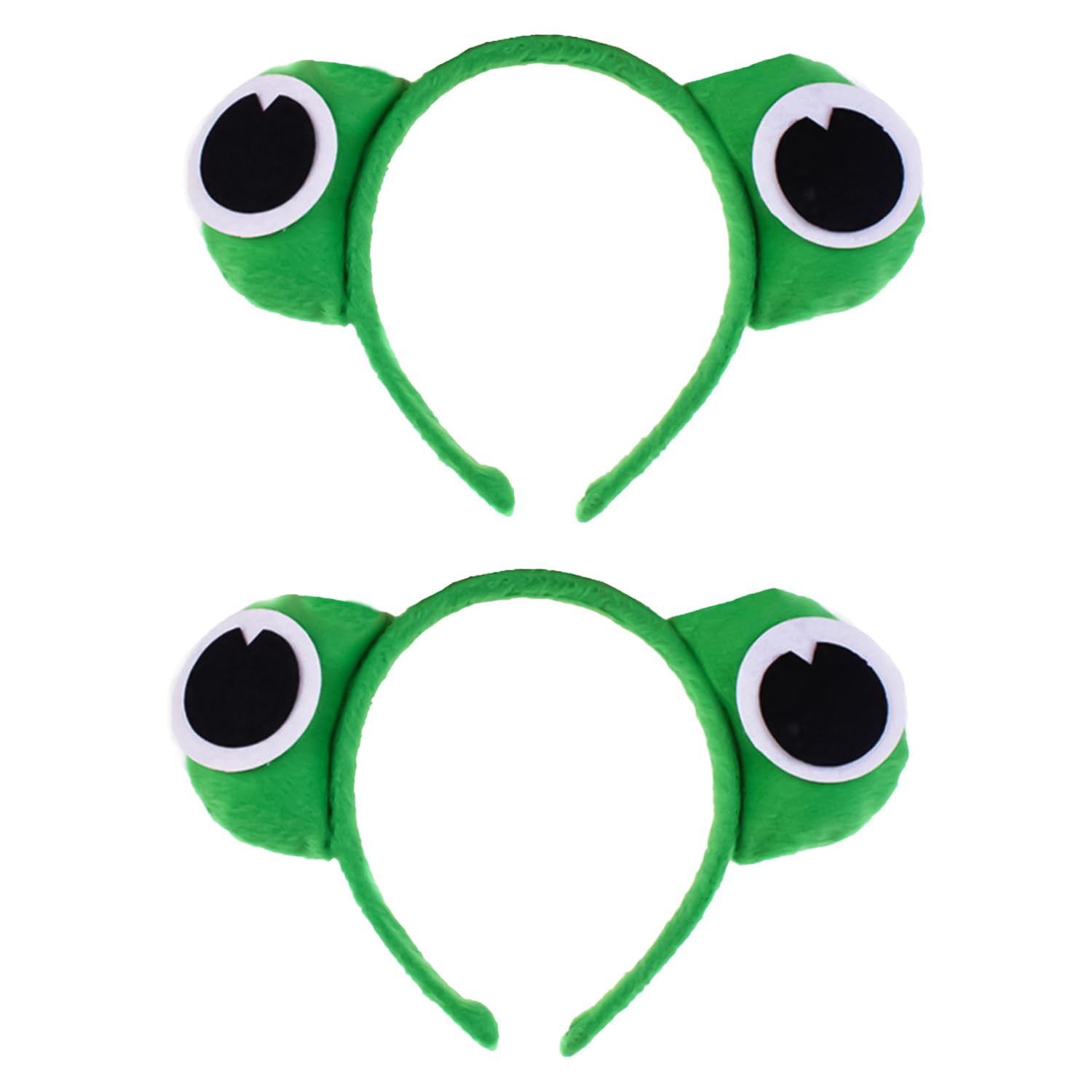 DVOFU 2Pieces Frog Eyes Alice Hair Band Plush Animal Hair Hoops Cute Halloween Hair Accessories Masquerade Supplies for Women Cosplay Themed Party Props