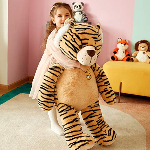 IKASA Groß Tiger Stofftier Riesentiger Plüschtier Gross Tiger Riesen Kuscheltier Riesige Stofftiere Groß Kuscheltiere… – Bild 3