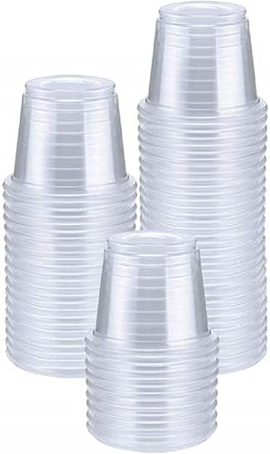 400 unidades Vasos de plástico desechables vasos pequeños transparentes tazas de condimentos sabor de condimentos salsa inmersión tazas de muestras disponible en Yaxa Colombia
