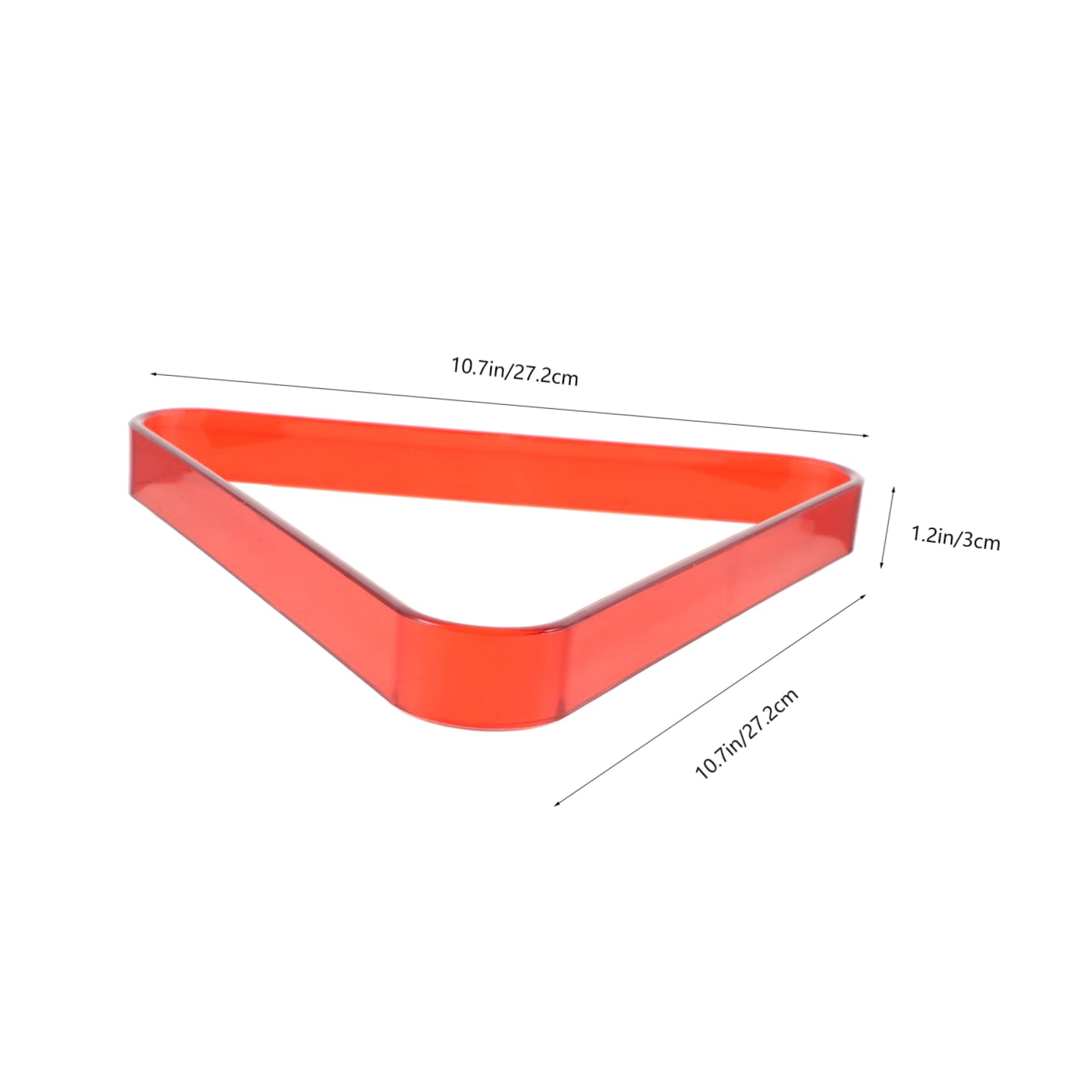 Abaodam Table Pool Balls Rack Sturdy Triangle Billiard Rack for Balls for Rooms Billiards Clubs and Community Centers Billiards Accessory for Amateurs