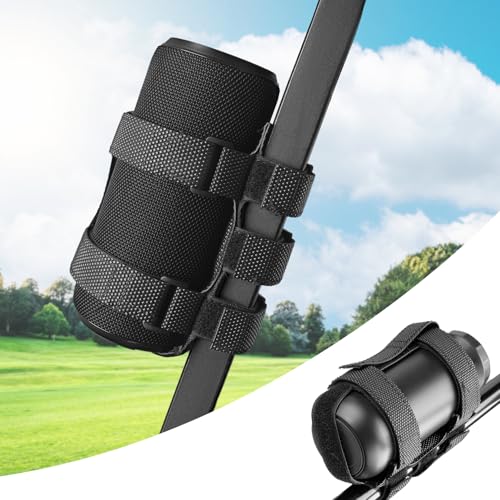 Drive-up Speaker Mount Compatible with Golf Cart Accessories, Adjustable Strap Holder for Bluetooth Wireless Speaker Fits for Yamaha, Club Car, EZGO Golf Carts and Electric Bike