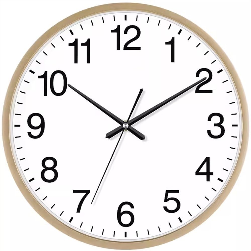 FbqLhe1ahh Office Living Room Hanging Clock, Creative and Personalized Quartz, Suitable for Rooms and Offices Decorative