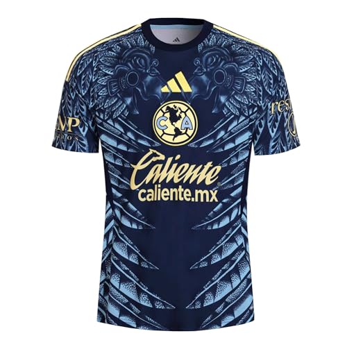 Catálogo de Ropa de Fútbol Top 5. 44 Adidas Jersey de Manga Corta Visitante del Club América 25/26 Hombre Fútbol Azul