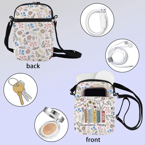 ZJXHPO Occupational Therapist Appreciation Gift OT Cross Body Bag Occupational Therapy Messenger Bag OTA Shoulder Bag3