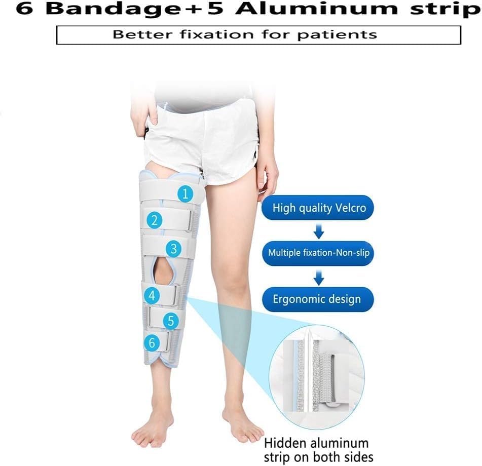 Rodillera inmovilizadora ajustable para dolor de rodilla miniatura 4