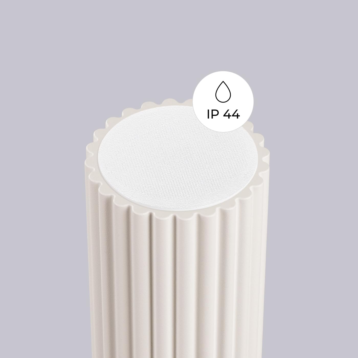SOLLUX lighting Lampada da Soffitto - Lampadario in Alluminio e Vetro -1 Paralume - Lampadina LED - Beige Halo