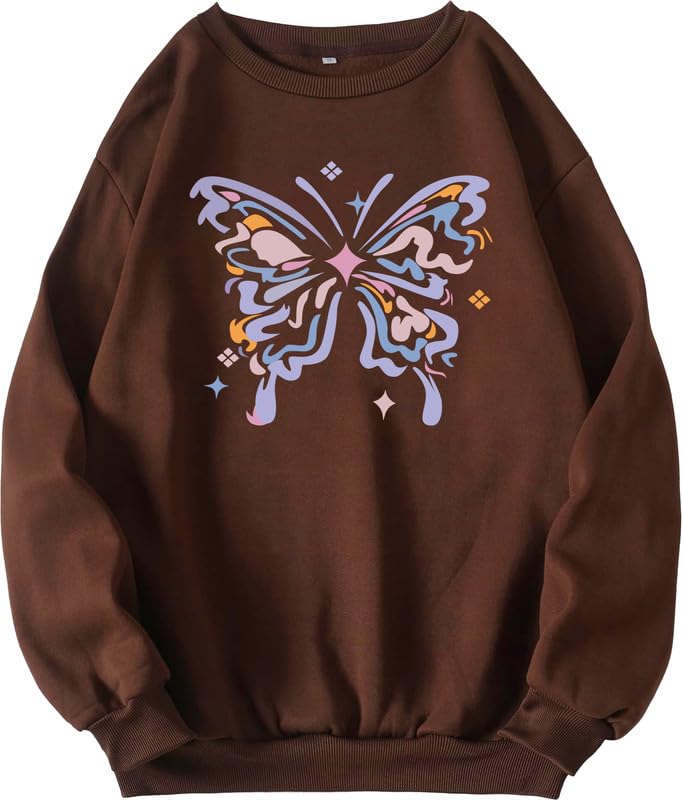 absolute defense Cute Butterfly Sweatshirt Hoodie Men Women Anime Causal Stylish Latest Winter Jacket Black Lavender Beige White Pink Brown-picture-54