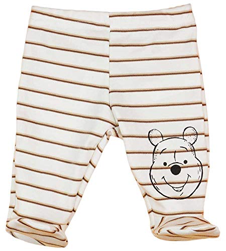 Disney Winnie The Pooh - Pantalones para bebé unisex con diseño de Winnie the Pooh (tallas 56, 62, 68), color blanco Modelo 2 2 mes