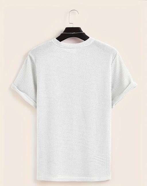 Image of Men Trendy Stripes Half Sleeves Comfortable, Breathable, Lightweight, Skin Friendly T-Shirt