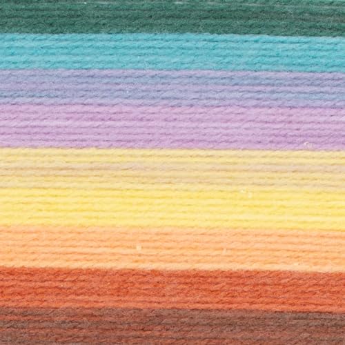 Image of Lion Brand Yarn, Mandala DK Lightweight Yarn for Knitting, Crochet, and Crafts, Doxy, 1 Pack, Self-Striping Acrylic Fiber for Baby Blankets, Multicolor Shawls and Variegated Cardigans