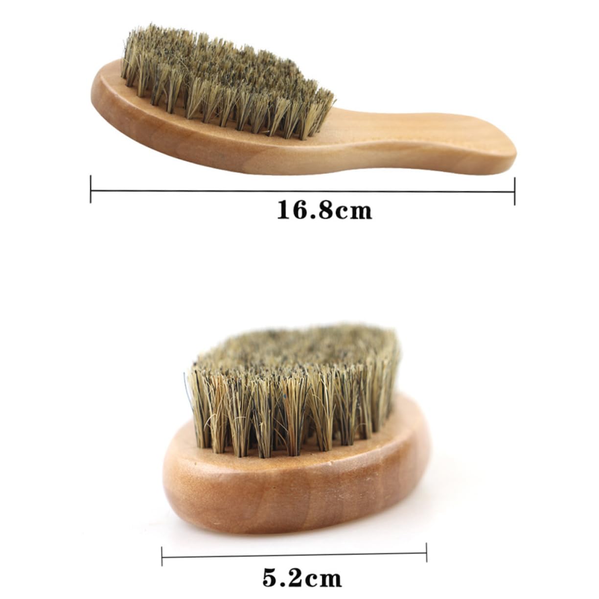 FOMIYES Professional Beard Bristle Brush Set Double-sided Men's Beard Shaving Tool Comb for Styling