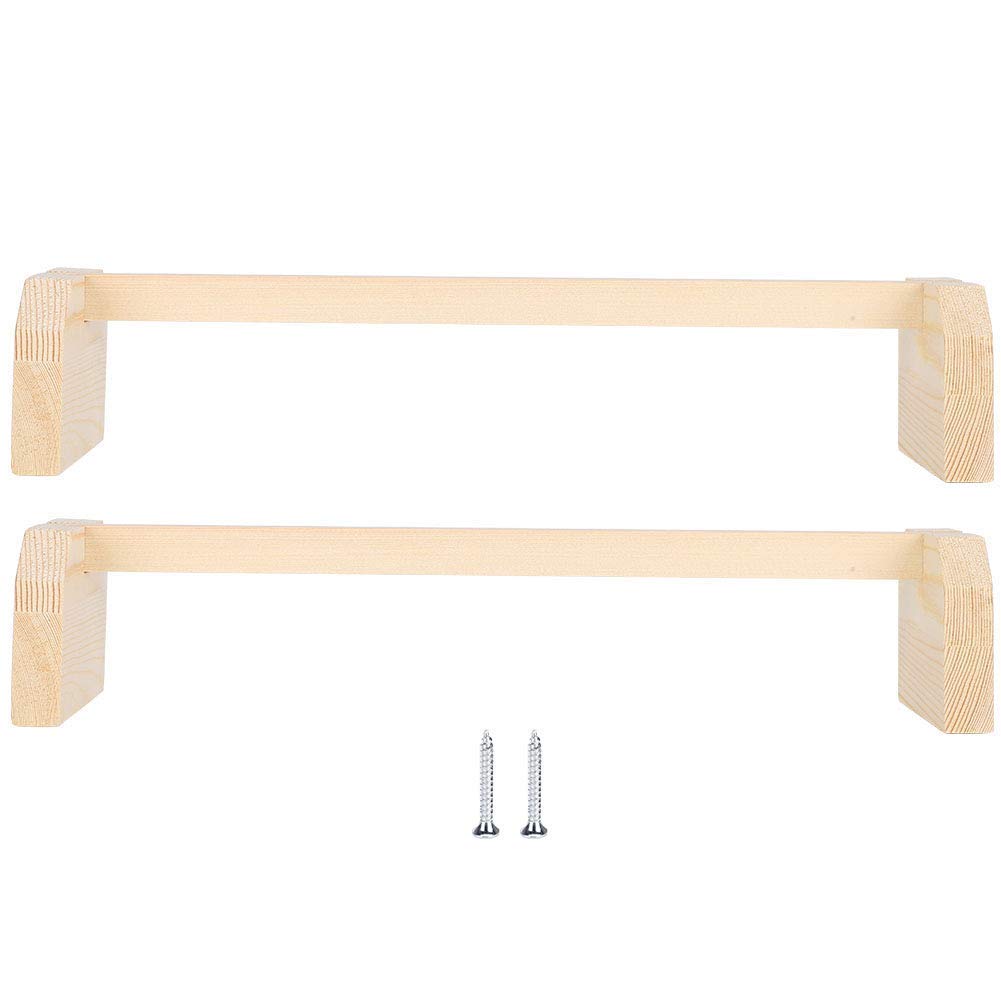 Perche de poulet fournitures de formation debout d'oiseaux en bois naturel x2