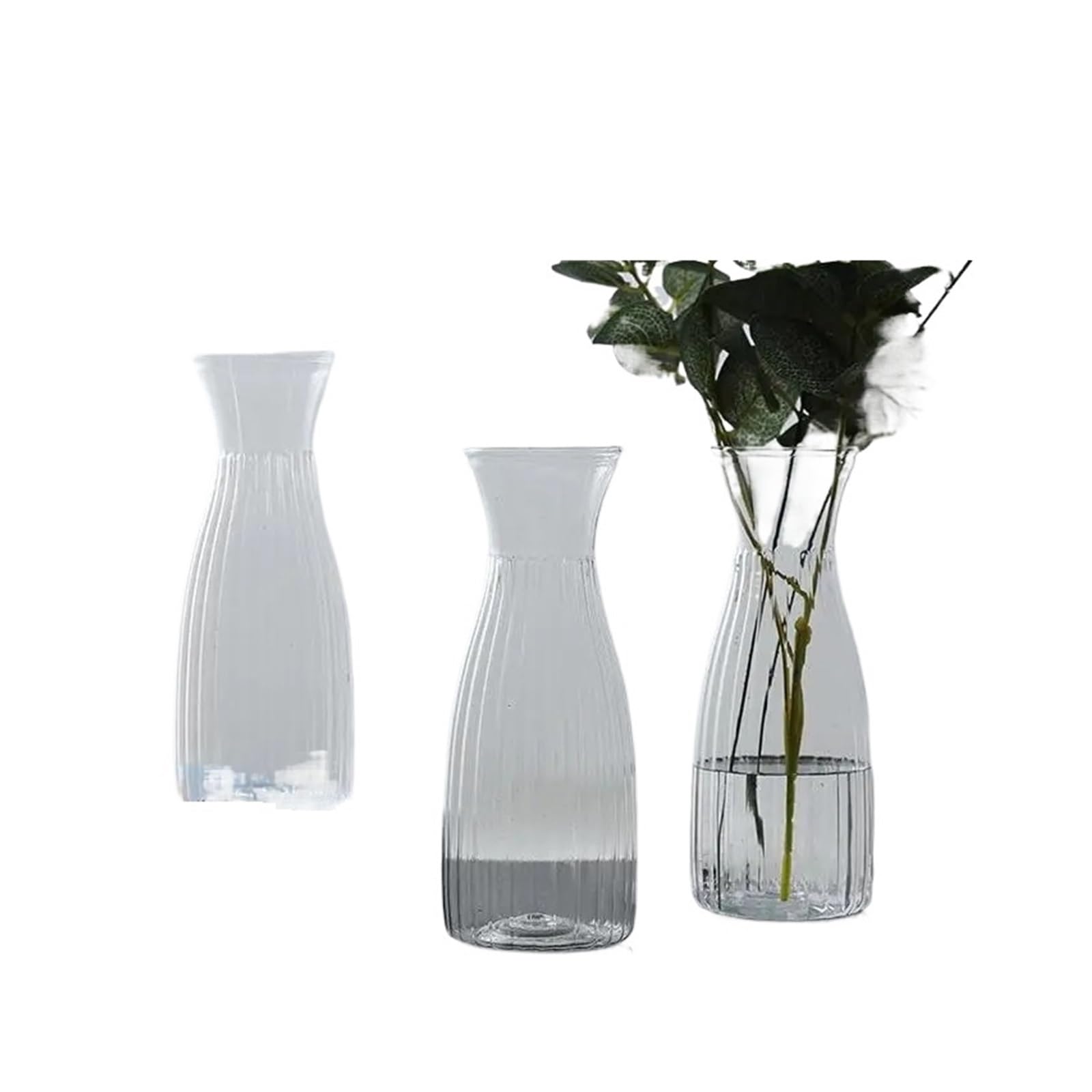 Luoaxinn One Color Acrylic Vase Hydroponic Plant Flower Vases