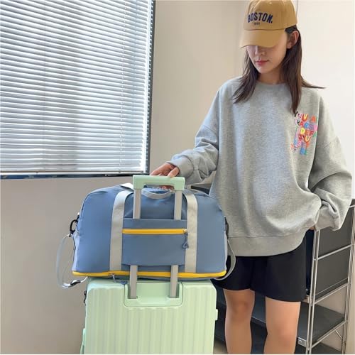 Gym Yoga Travel Bag Multi Functional Sports Duffle Bag For Fitness Workout Weekend Trips(Green) 6