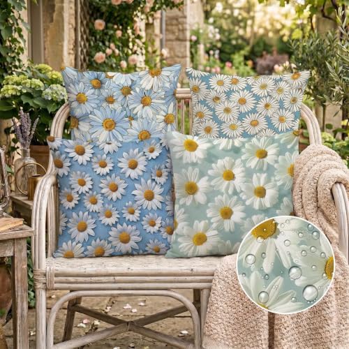 Housse de coussin decoratif 65x65cm imperméable canapé salon lit - 3