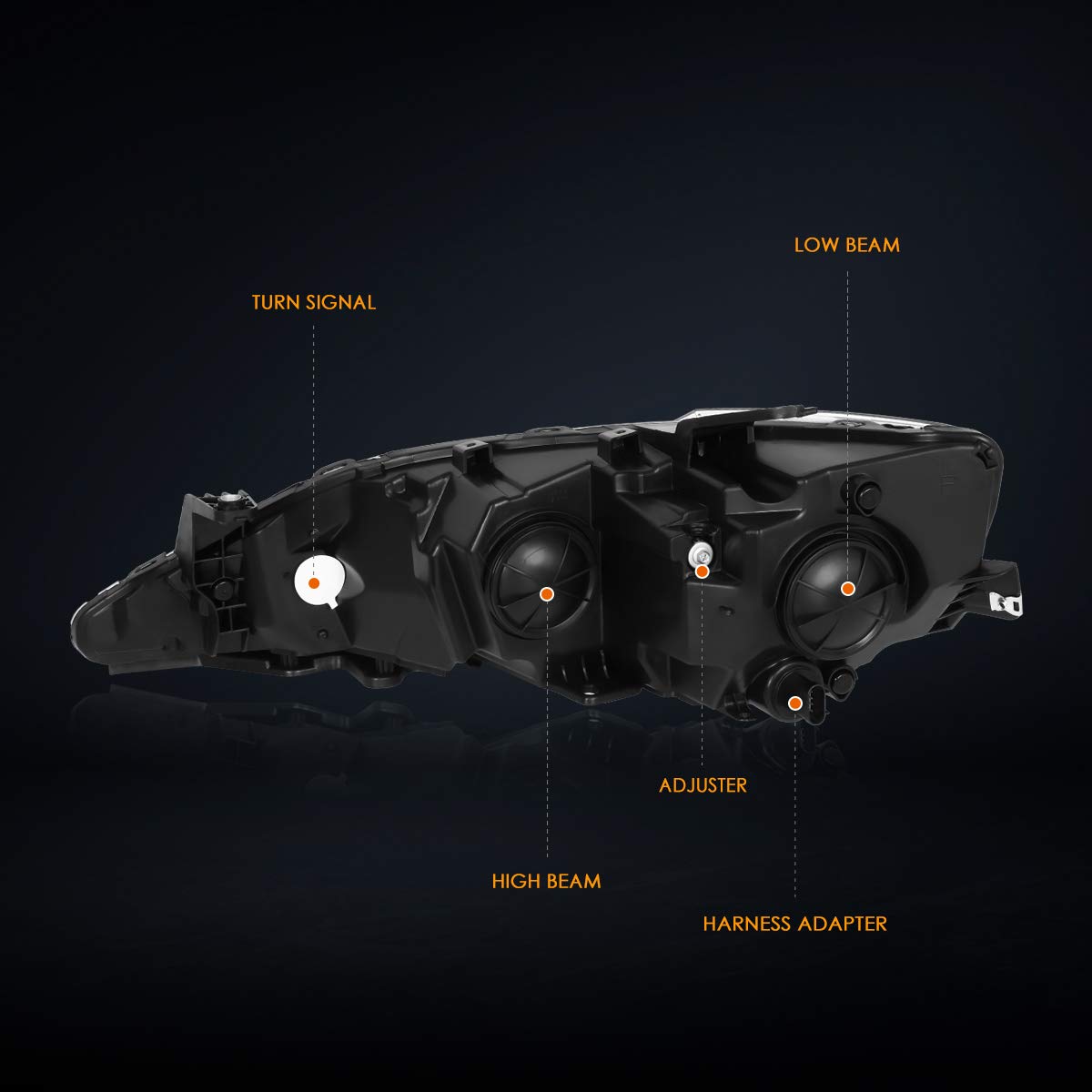 2017-2021 Chrysler Pacifica (non-projector) | HYLUX Low Beam HID Kit - Foto 8