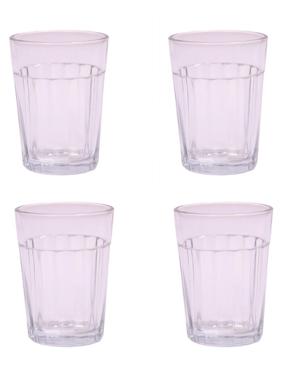 AFAST Party Perfect Tea Glasses for Tea, Coffee, Milk, Green Tea and Other Beverages, Clear, Pack of 6, Size- 6 X 6 X 8 CM 1